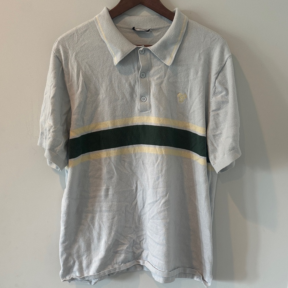 TNA Aritzia knit polo size large